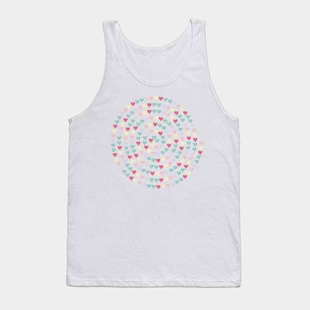 Spiral of Love Tank Top by Evgeniya